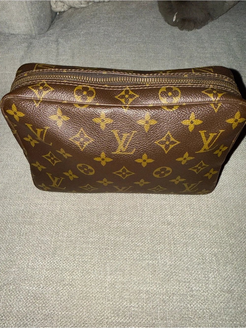 Vintage Louis Vuitton Monogram Trousse Toilette 28 Cosmetic Bag Clutch 🤎